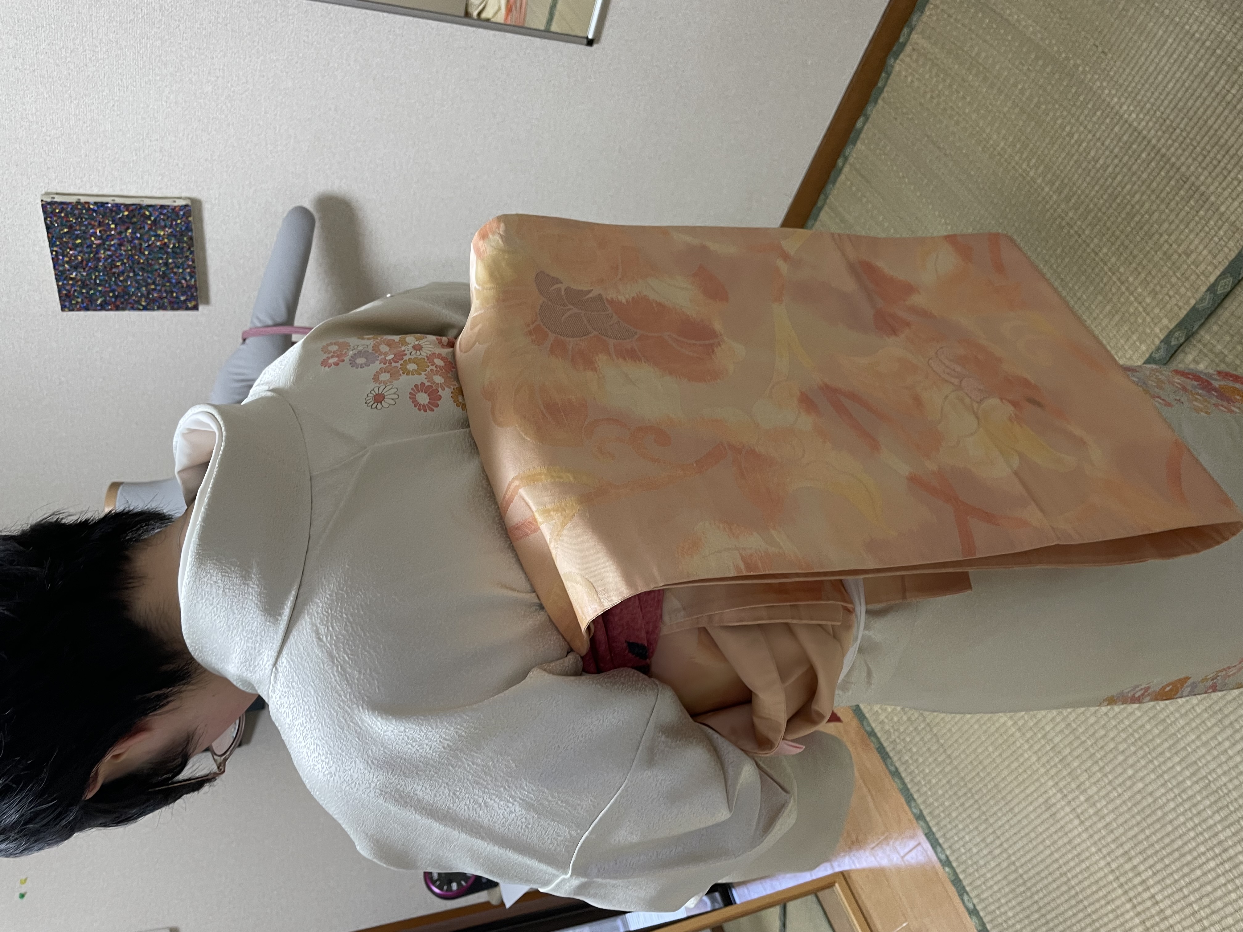 帯結びの練習