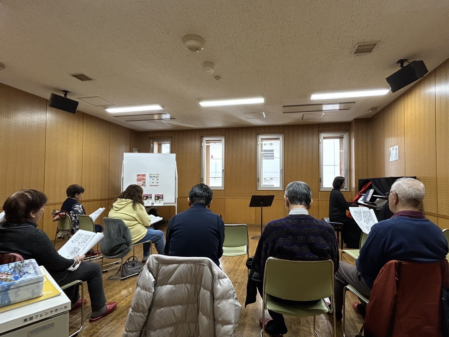 東部フレンドホール第1音楽室での様子