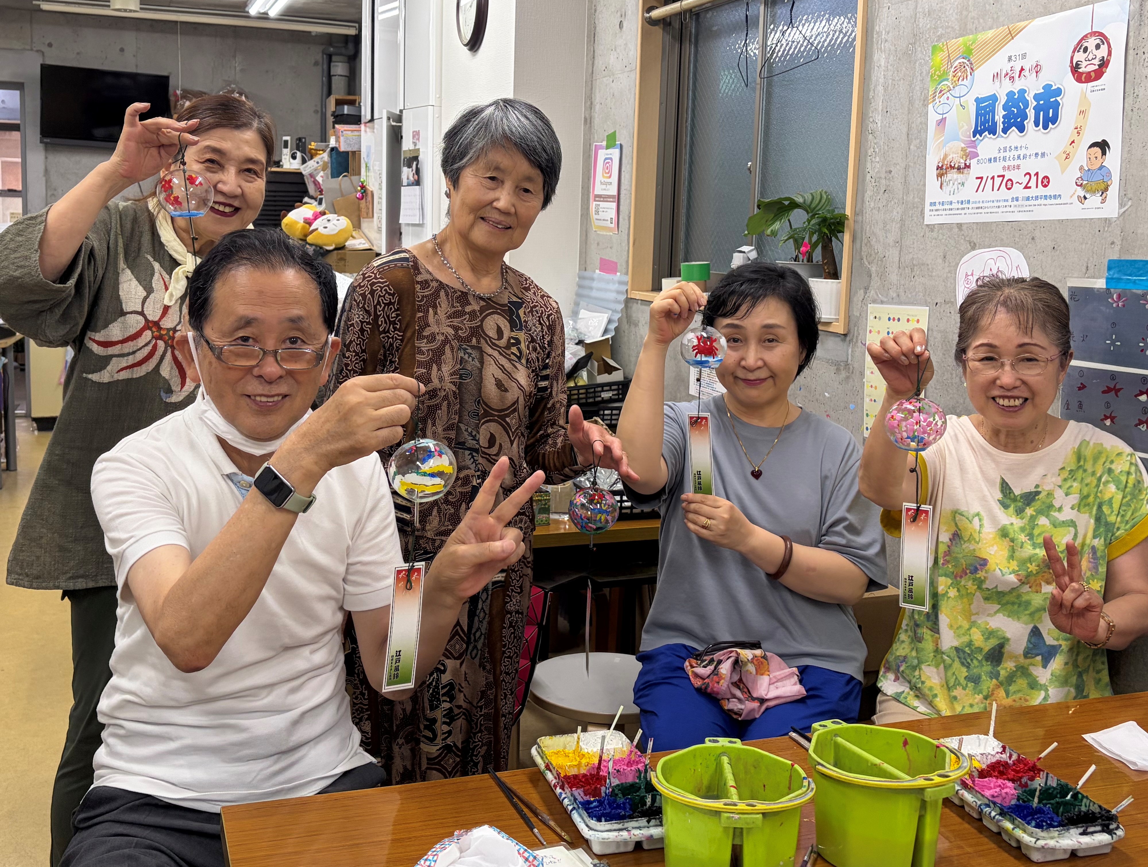 風鈴絵付けイベント