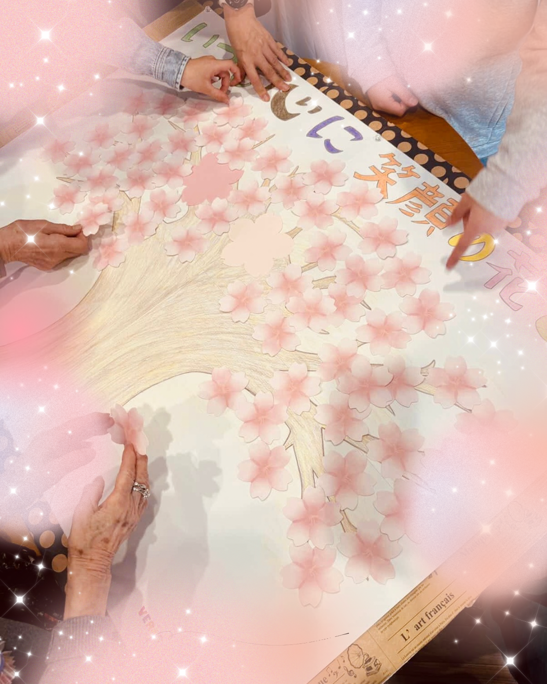 同年3月開催ボランティアイベント、Sakura Spring Ceremonyにて。